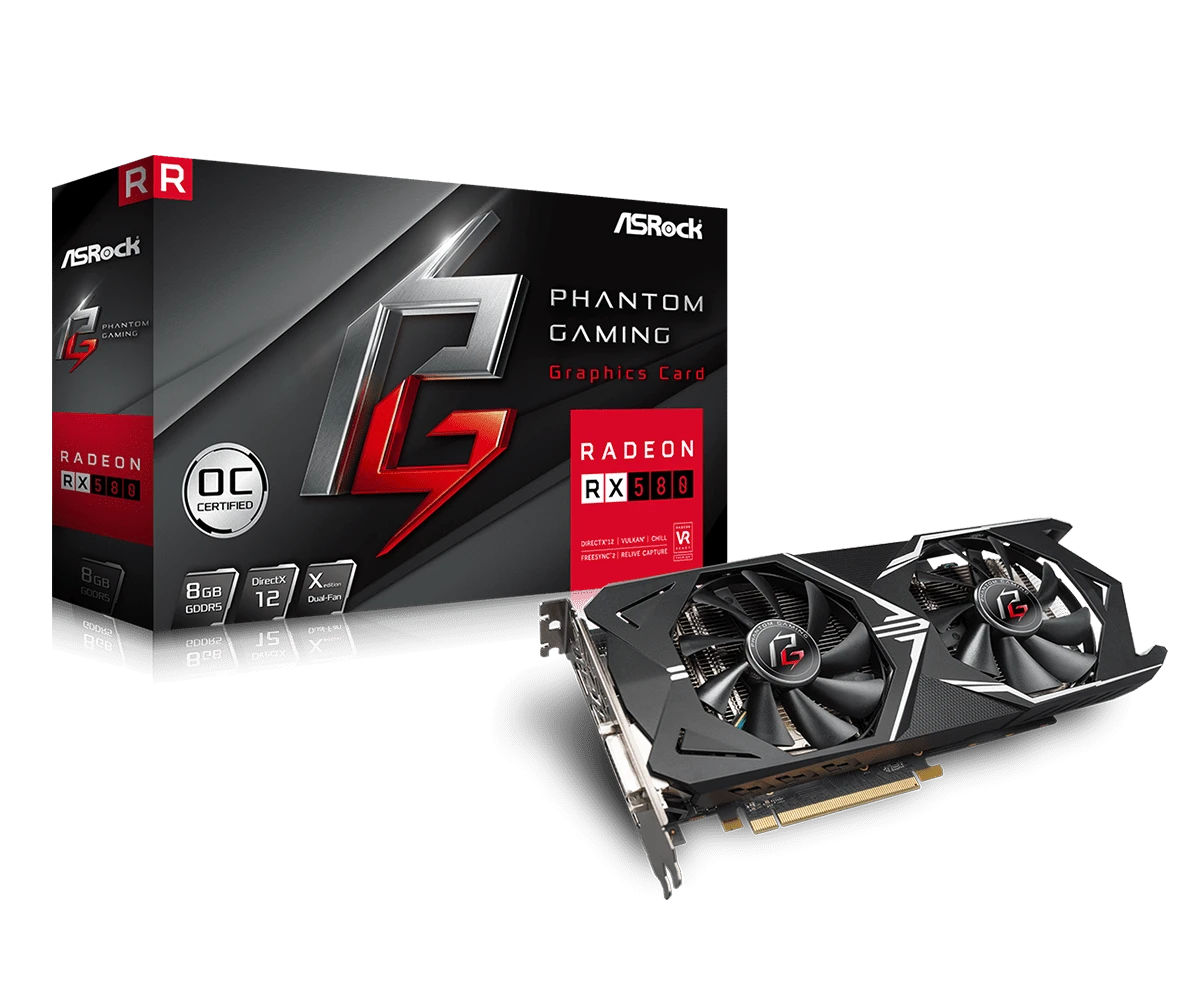 ASRock Phantom Gaming X Radeon RX580 8G OC